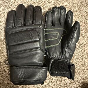 Black Diamond Leather Gloves